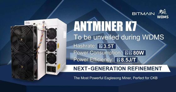 Bitmain Antminer K7 CKB Algorithm 130M 250M 280M 270W