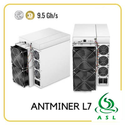 Pre-sale Bitmain Antminer L7 9.5gh Litecoin miner L7 9500mh for LTC DOGE coins
