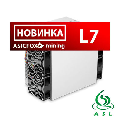 Litecoin Miner Antminer L7 9500MH/S 3425W Scrypt Algoritham Bitmain Antminer L7 With Power Supply