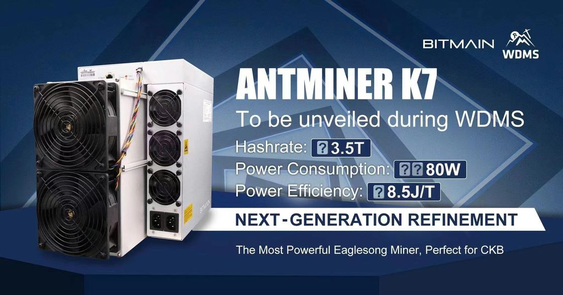 Bitmain Antminer K7 CKB Algorithm 130M 250M 280M 270W